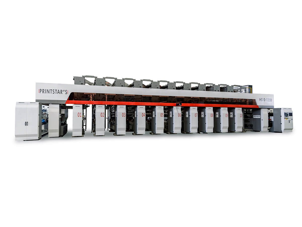 เครื่องพิมพ์ rotogravure ความเร็วสูง HD 450m